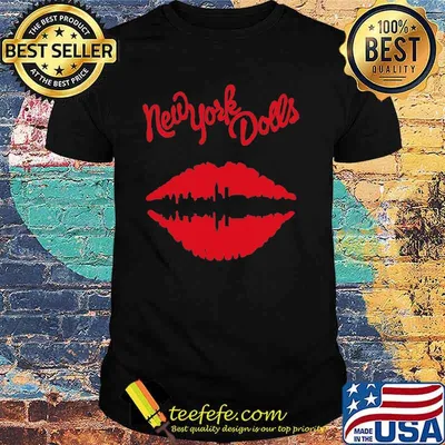 New york dolls band logo shirt