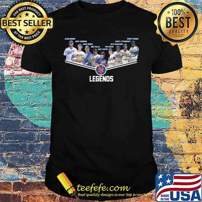 New york giants legends players signatures shirt