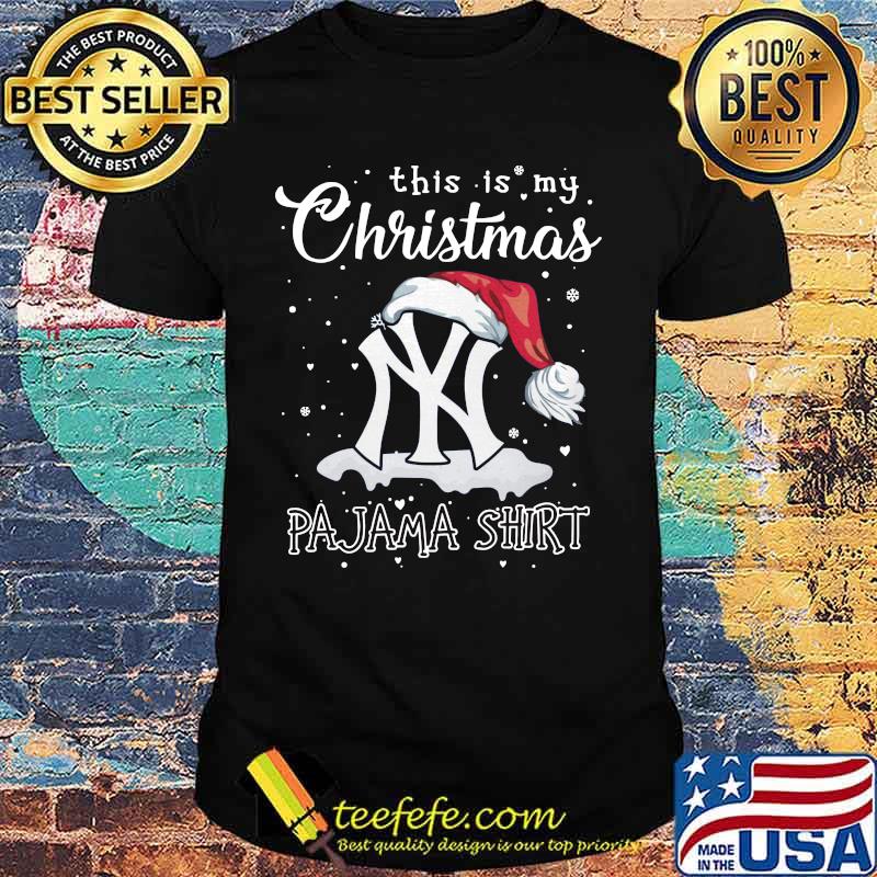 New york giants this is my christmas pajama shirt