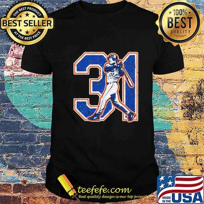 New york mets 31 mike piazza black shirt