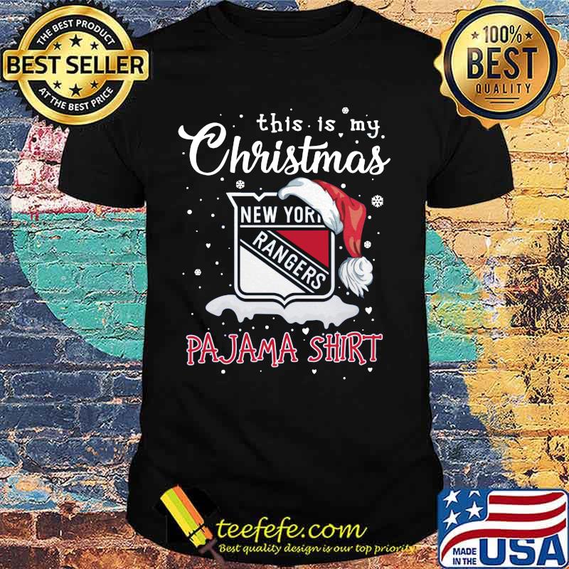 New york rangers this is my christmas pajama shirt
