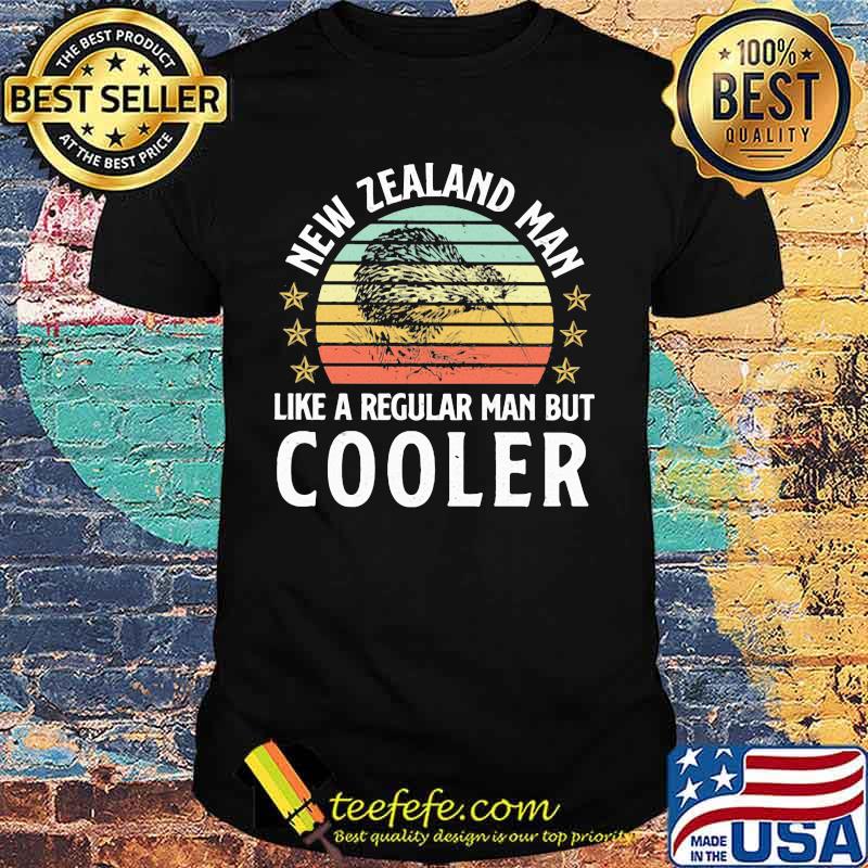 NEW ZEALAND MAN LIKE A REGULAR MAN BUT COOLER VINTAGE RETRO SHIRT