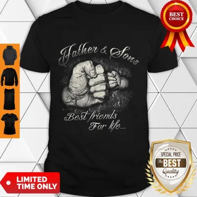 Nice Father  Sons Best Friends For Life Shirt