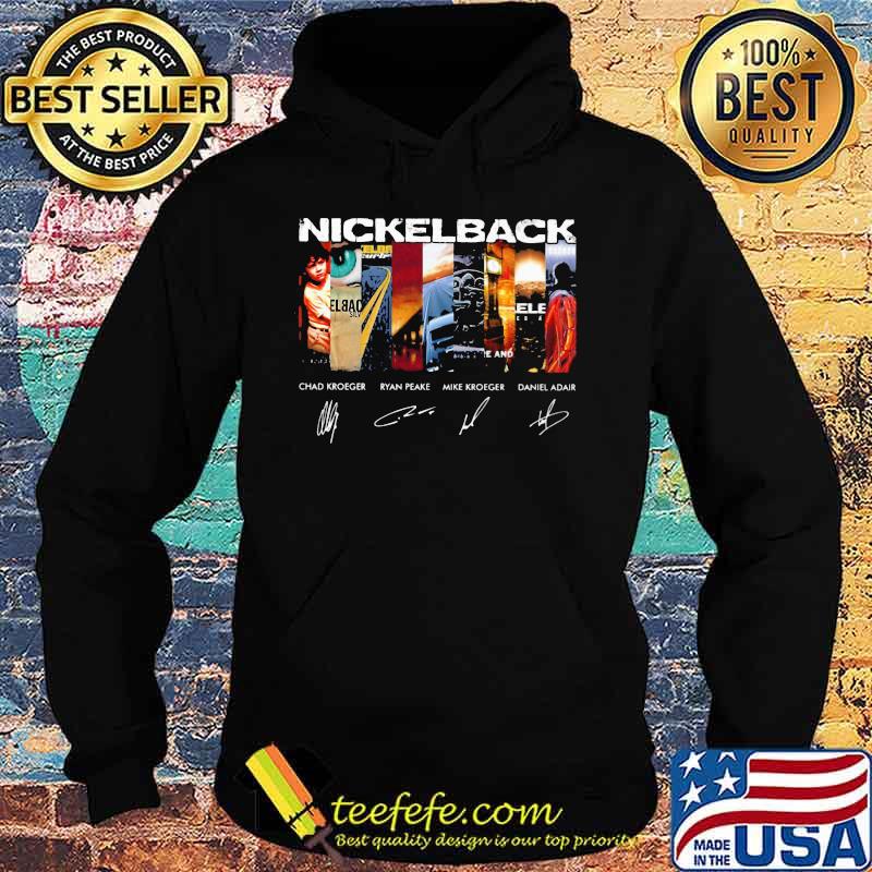 Nickelback band members signatures s Hoodie Nickelback band members signatures s Hoodie