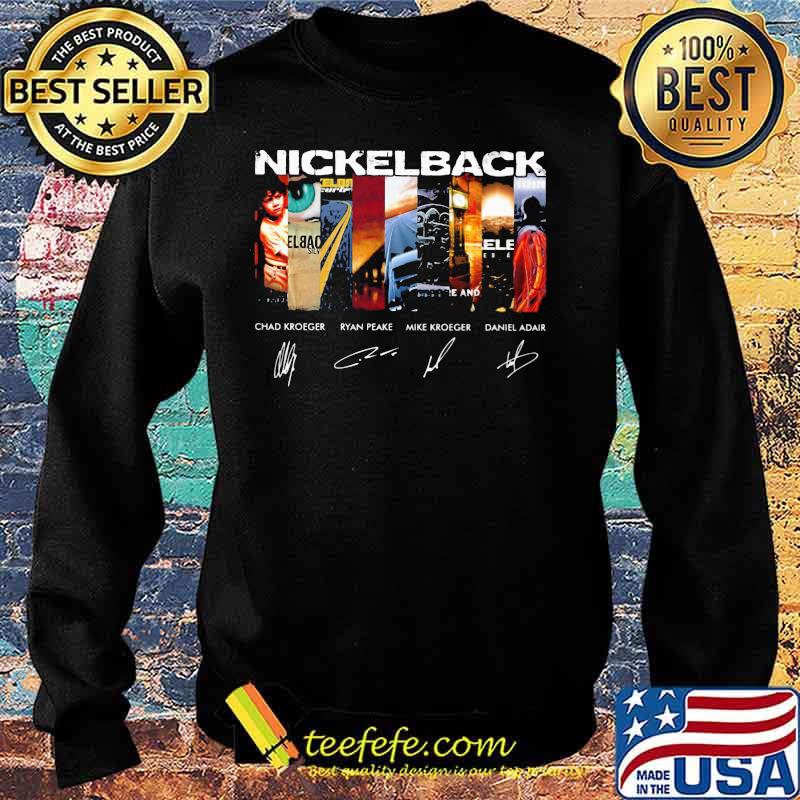 Nickelback band members signatures s Sweater Nickelback band members signatures s Sweater