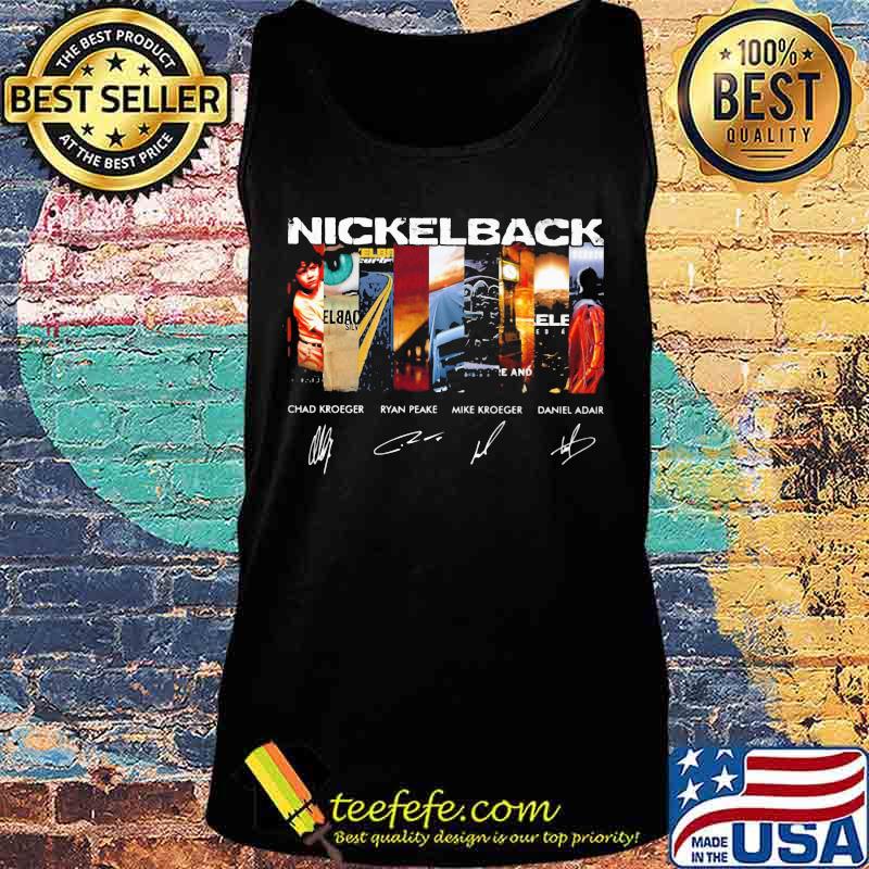 Nickelback band members signatures s Tank top Nickelback band members signatures s Tank top