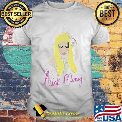 Nicki minaj singer art shirt