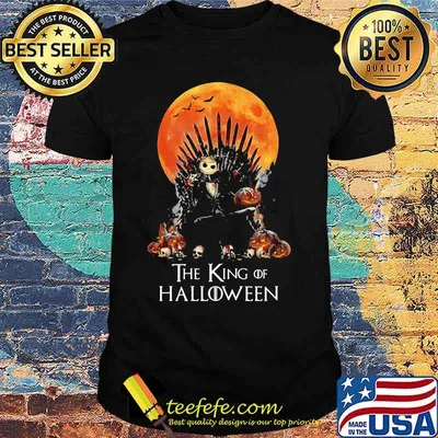 Nightmare jack skellington the king of halloween shirt
