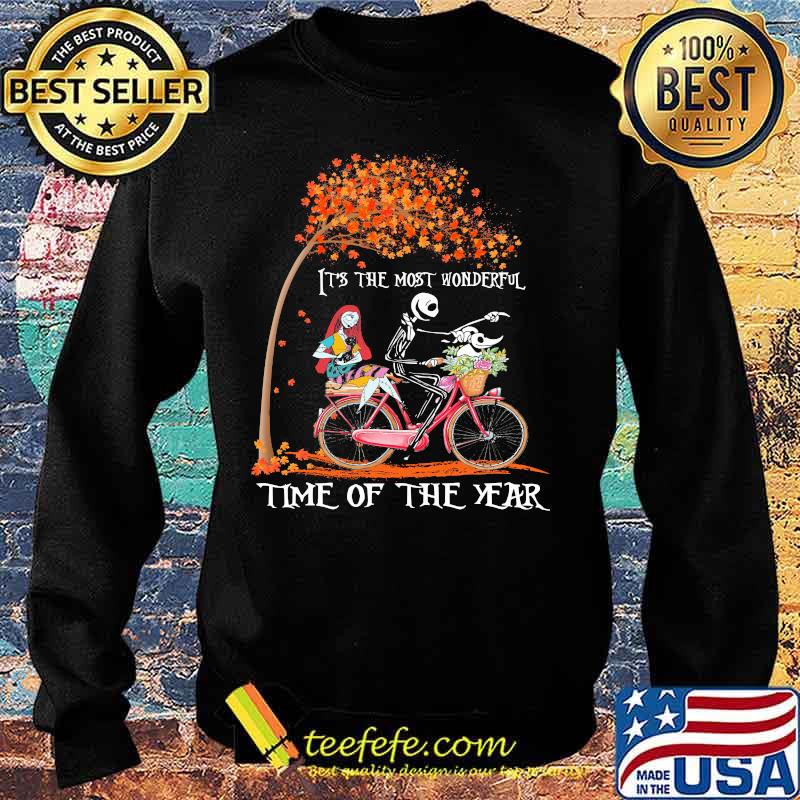 Nightmare riding bicycle it's the most wonderful time of the year leaves tree s Sweater Nightmare riding bicycle it's the most wonderful time of the year leaves tree s Sweater
