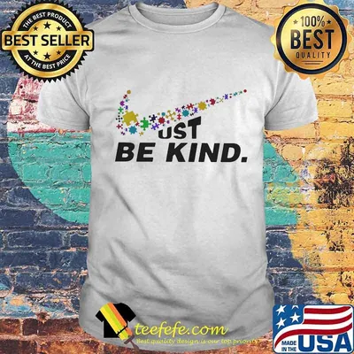 Nike autism logo just be kind shirt