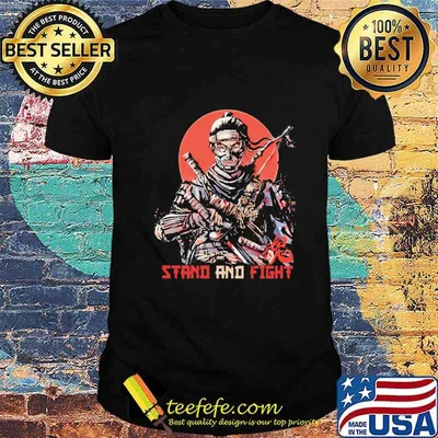 Ninja Stand And Fight sunset shirt
