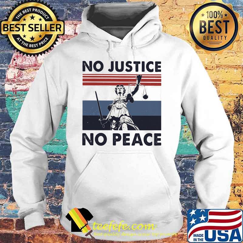 No justice no peace vintage retro 2020 s Hoodie No justice no peace vintage retro 2020 s Hoodie