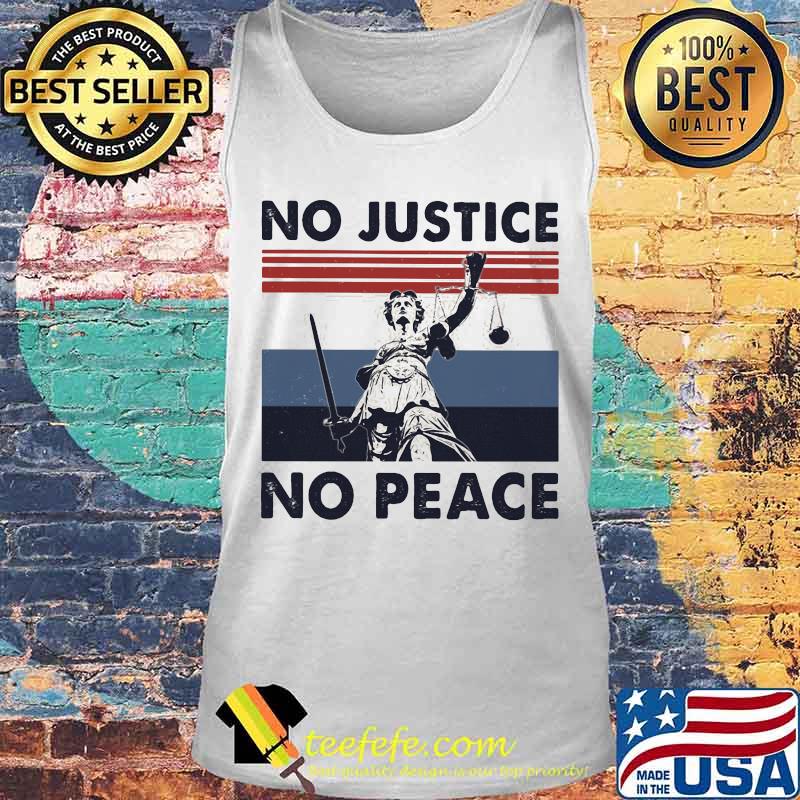 No justice no peace vintage retro 2020 s Tank top No justice no peace vintage retro 2020 s Tank top