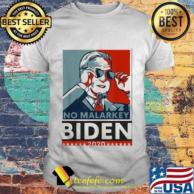 No malarkey joe biden 2020 stars shirt
