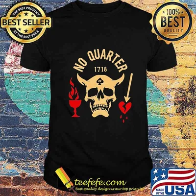 No Quarter 1718 Black Beard Shirt