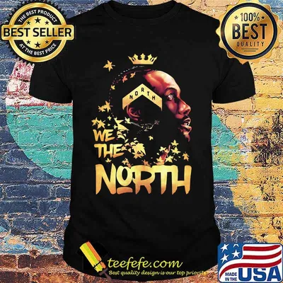 North we the north paul george basketball shirt