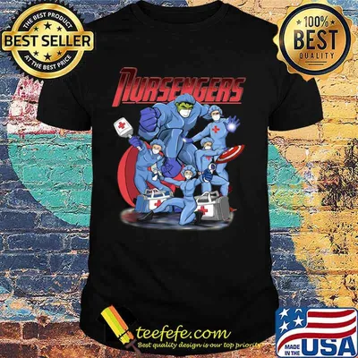 Nursengers marvel avengers heroes mask shirt