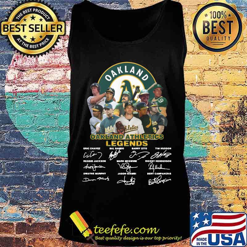 Oakland athletics legends baseball players signatures s Tank top Oakland athletics legends baseball players signatures s Tank top