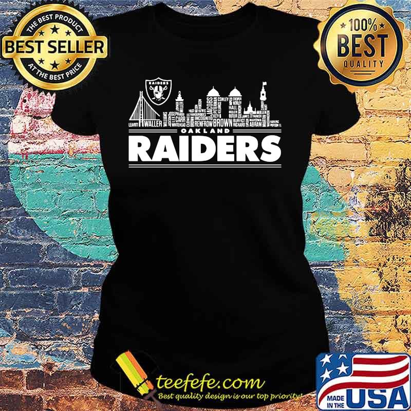 Oakland raiders football logo city s Ladies tee Oakland raiders football logo city s Ladies tee