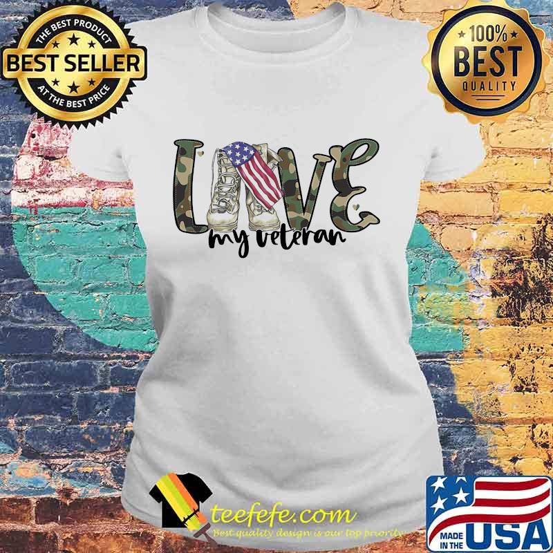 Official 4th of July love my veteran s Laides tee Official 4th of July love my veteran s Laides tee