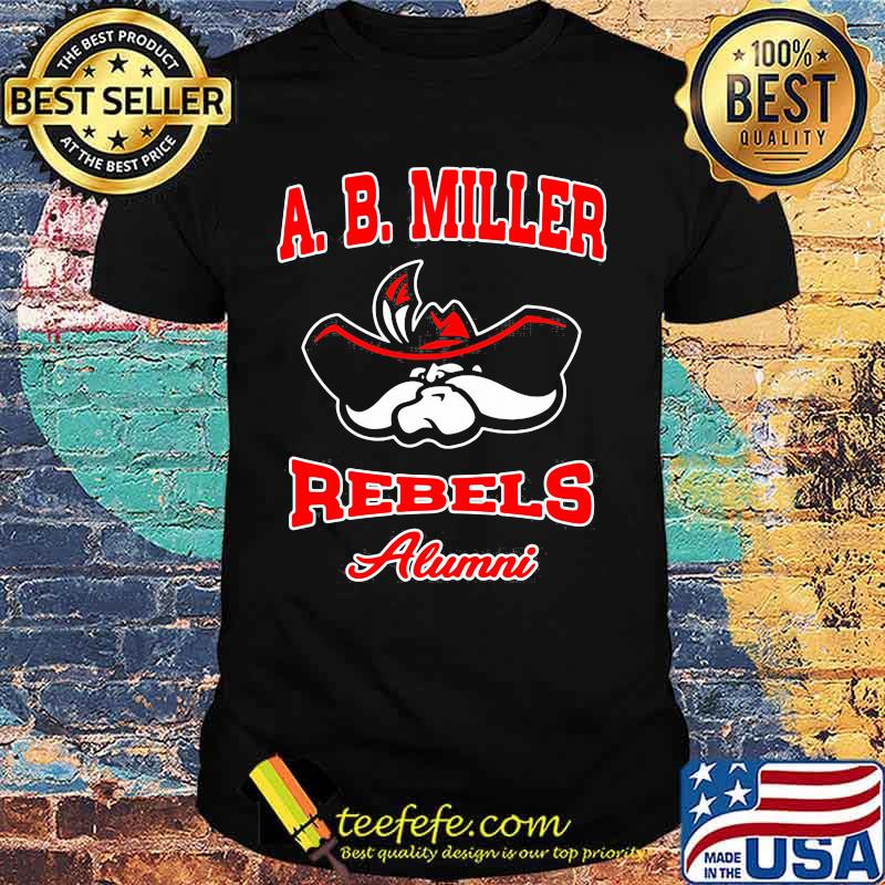 Official a.b. miller rebels alumni shirt