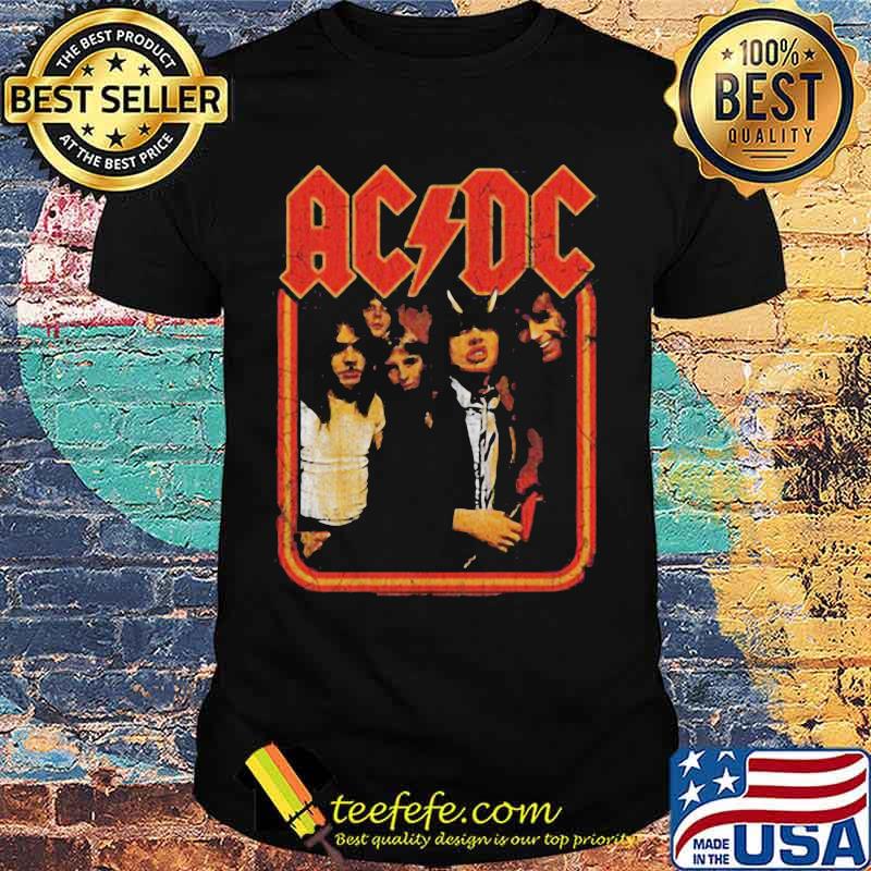 Official acdc band members shirt