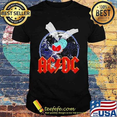 Official acdc band mosquito shirt