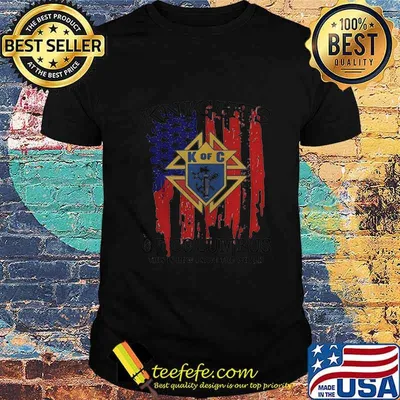 Official American Flag Knights of Columbus This Is How I Save The World Shirt