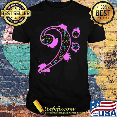 Official Bass Guitar Clef Shirt