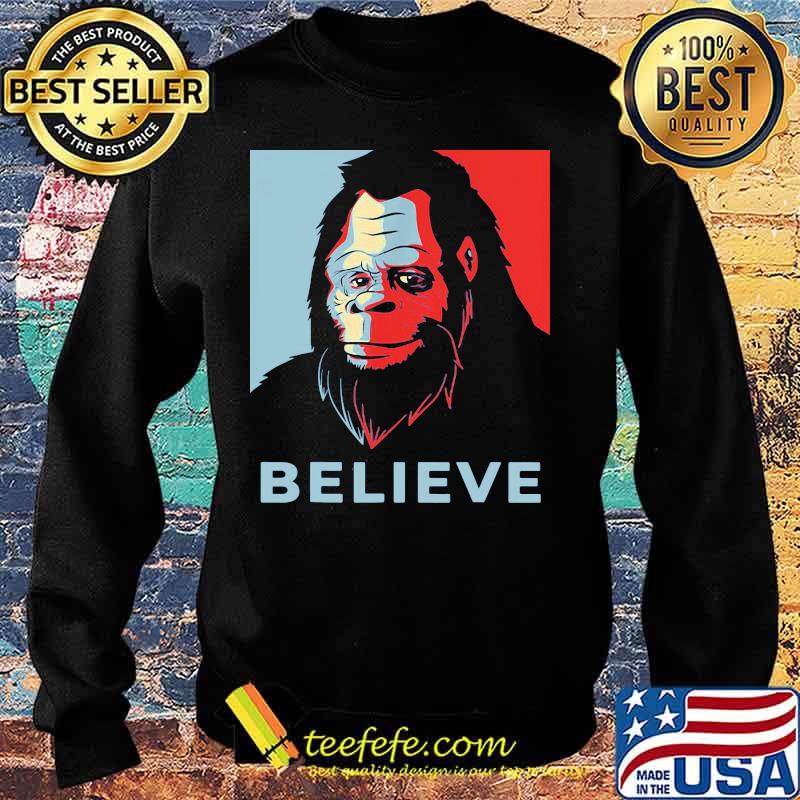Official bigfoot believe art s Sweater Official bigfoot believe art s Sweater