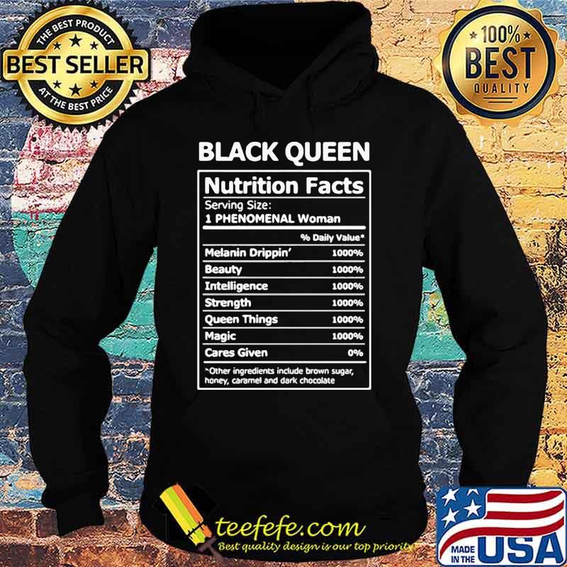 Official Black Queen Nutrition Facts Shirt Hoodie Official Black Queen Nutrition Facts Shirt Hoodie