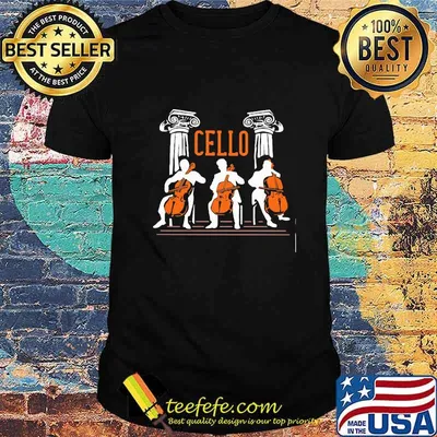 Official cello player shirt