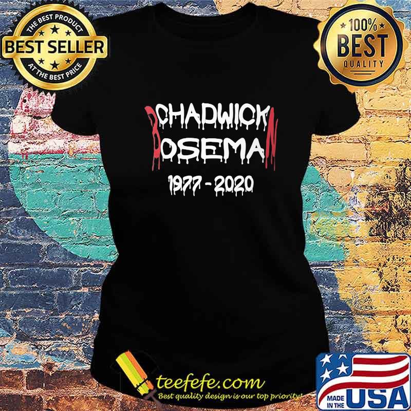 Official chadwick boseman rip black panther 1977 2020 s Ladies tee Official chadwick boseman rip black panther 1977 2020 s Ladies tee