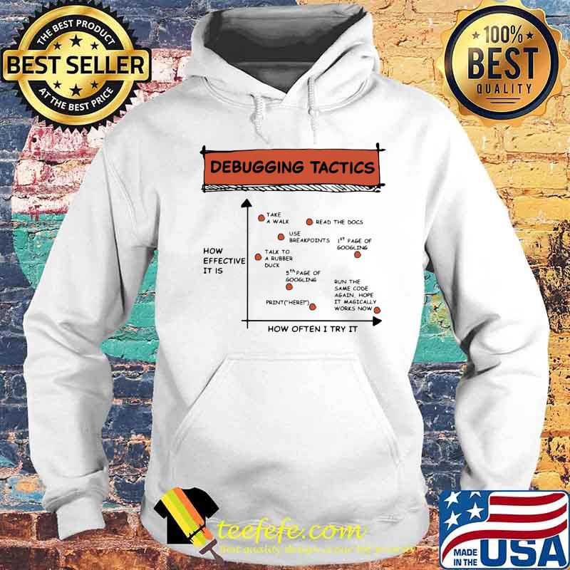 Official Debugging tactics s Hoodie Official Debugging tactics s Hoodie