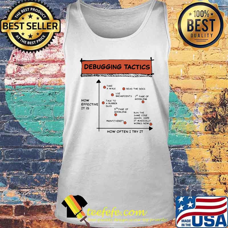 Official Debugging tactics s Tank top Official Debugging tactics s Tank top