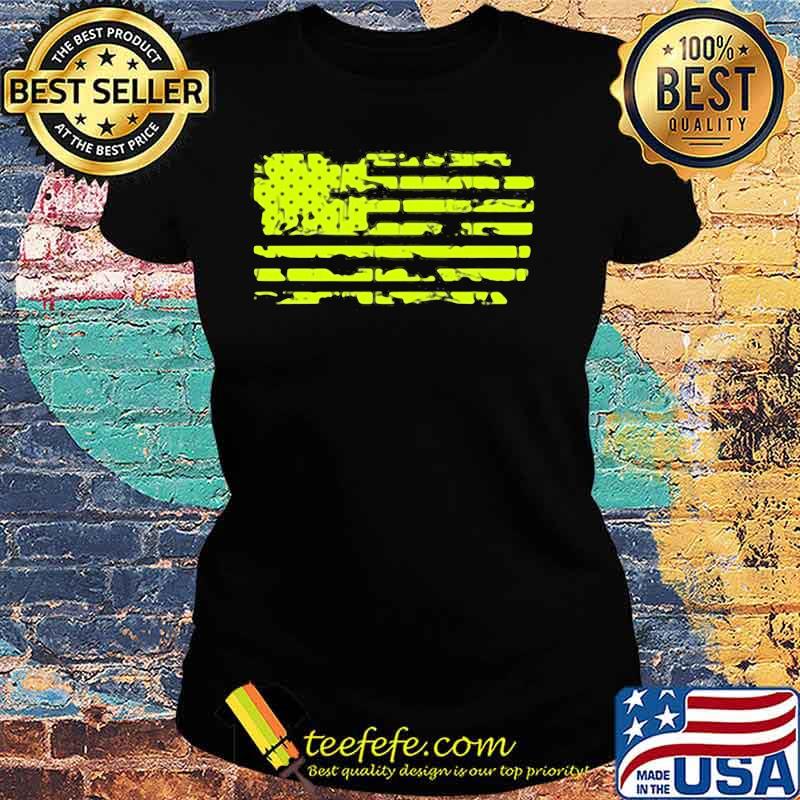 OFFICIAL DISTRESSED AMERICAN FLAG SHIRT Ladies tee OFFICIAL DISTRESSED AMERICAN FLAG SHIRT Ladies tee