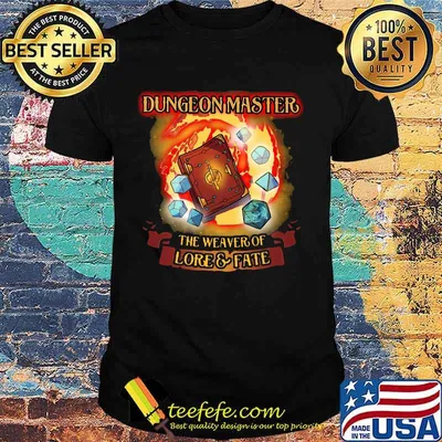 Official Dungeon Master the weaver of Lore Fate shirt
