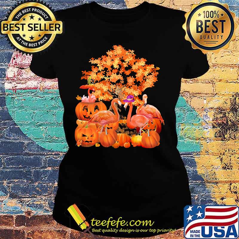Official Fall Flamingo Halloween s Ladies tee Official Fall Flamingo Halloween s Ladies tee