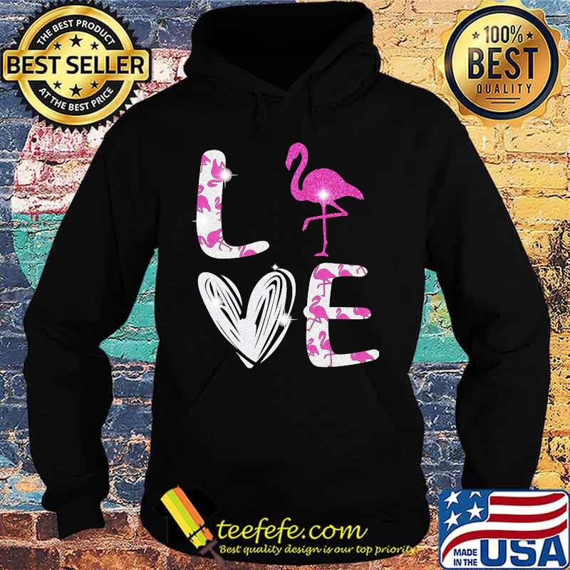 Official Flamingo Love Purple Shirt Hoodie Official Flamingo Love Purple Shirt Hoodie