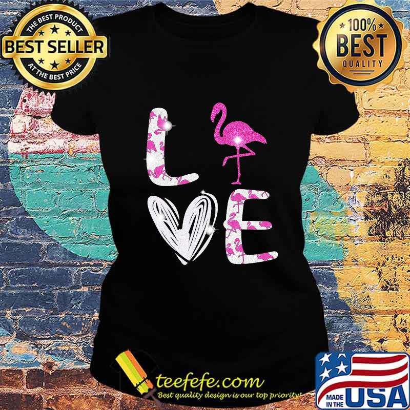 Official Flamingo Love Purple Shirt Ladies tee Official Flamingo Love Purple Shirt Ladies tee