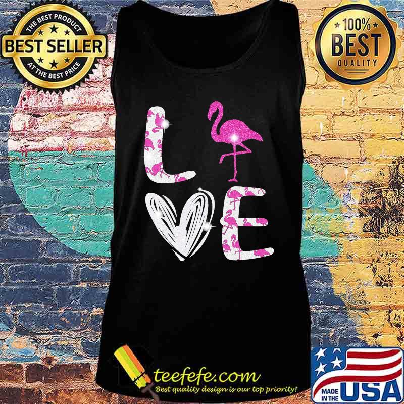 Official Flamingo Love Purple Shirt Tank top Official Flamingo Love Purple Shirt Tank top