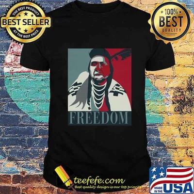 OFFICIAL FREEDOM MAN FLAG SHIRT