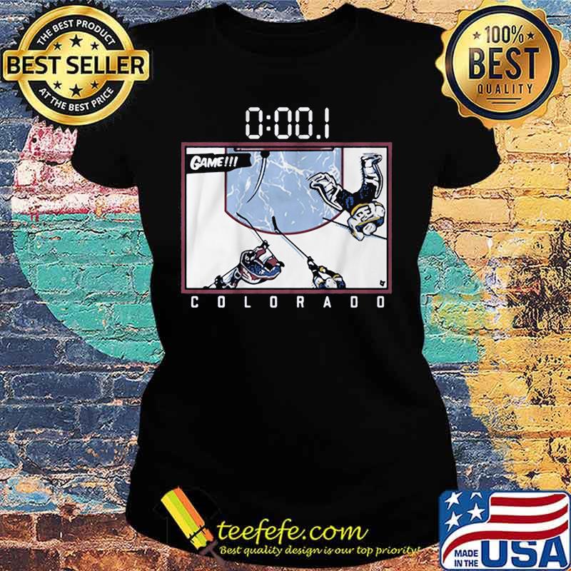 Official game colorado hockey s Ladies tee Official game colorado hockey s Ladies tee