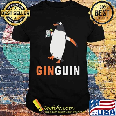 OFFICIAL GINGUIN PENGUIN DRINK SODA SHIRT