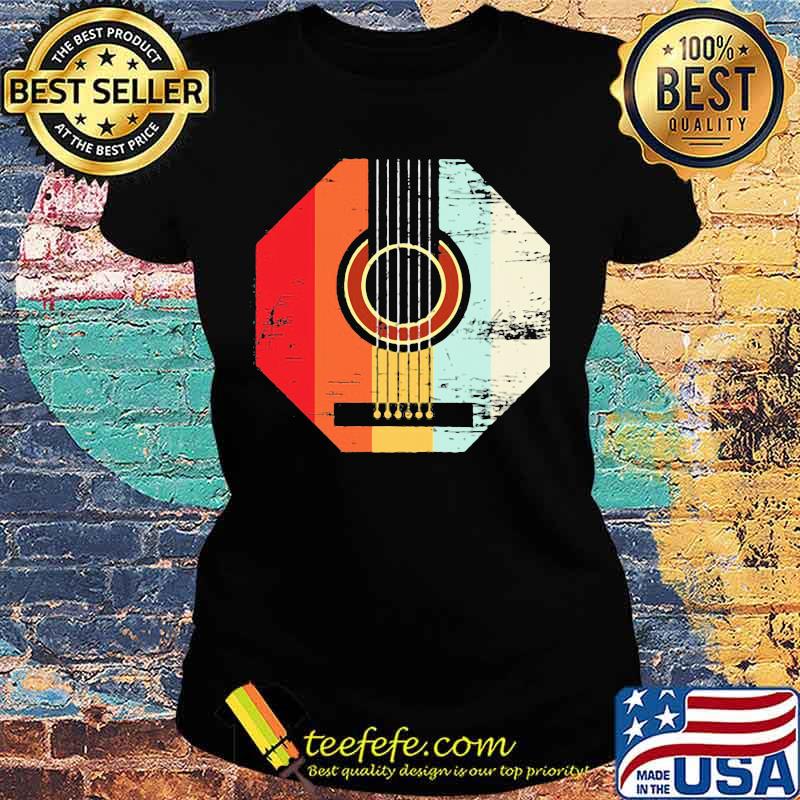 Official Guitar Vintage retro s Ladies tee Official Guitar Vintage retro s Ladies tee