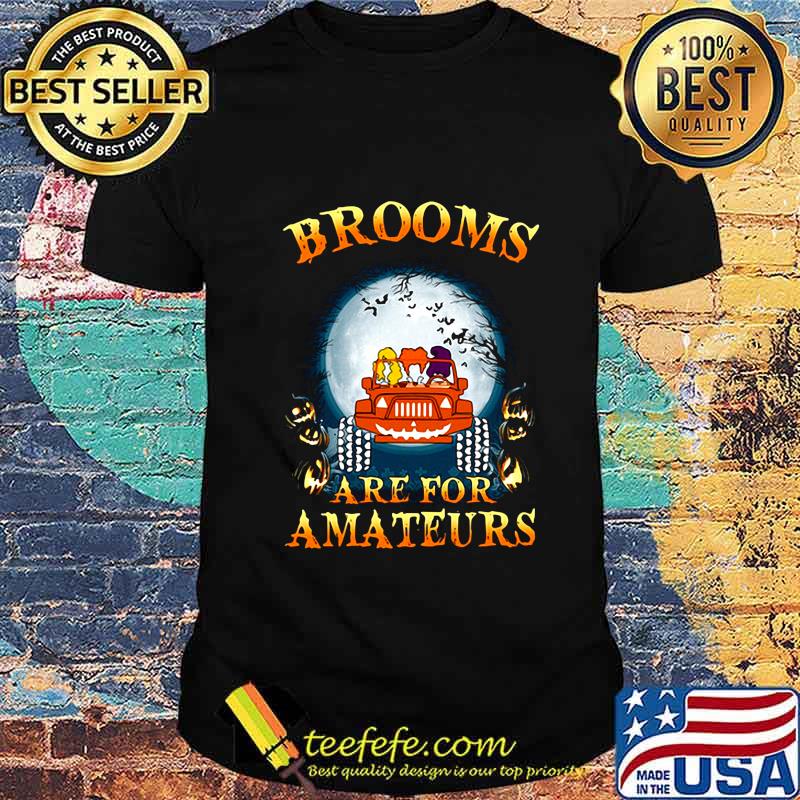 Official Halloween Brooms Are For Amateurs Jeep shirt Official Halloween Brooms Are For Amateurs Jeep shirt