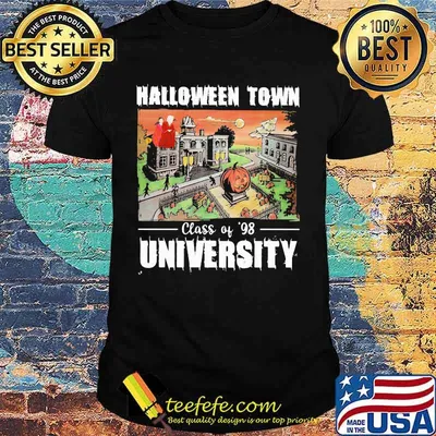 Official Halloween Town Class Of 98 University Shirt