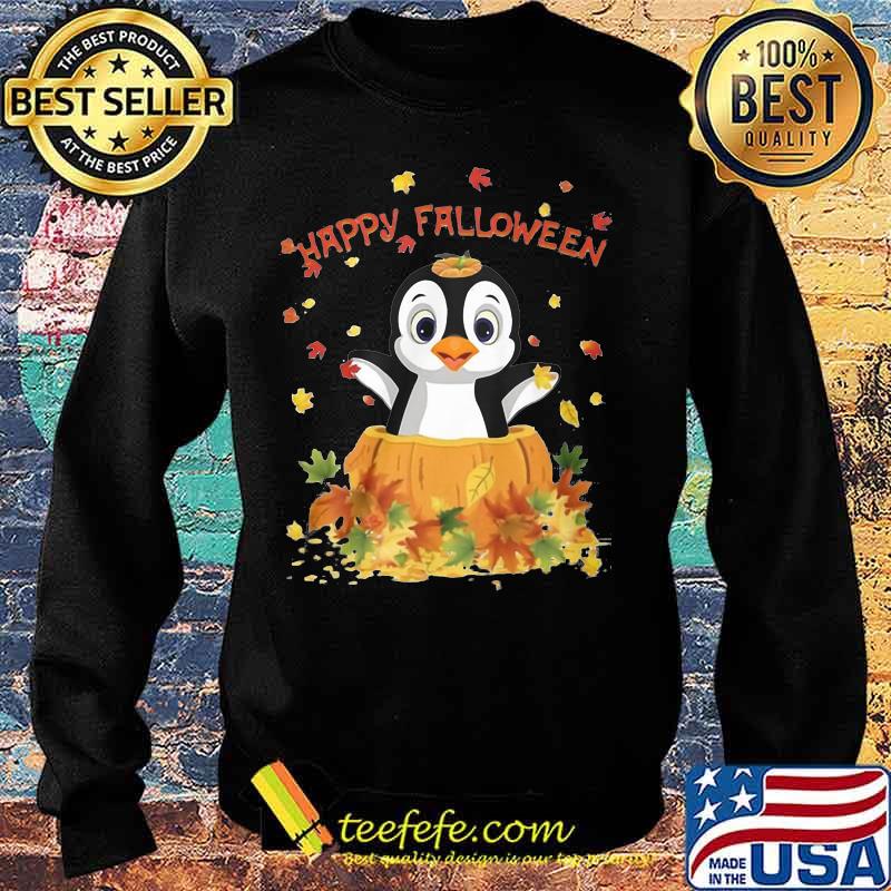 Official Happy Falloween Penguins Shirt Sweater Official Happy Falloween Penguins Shirt Sweater