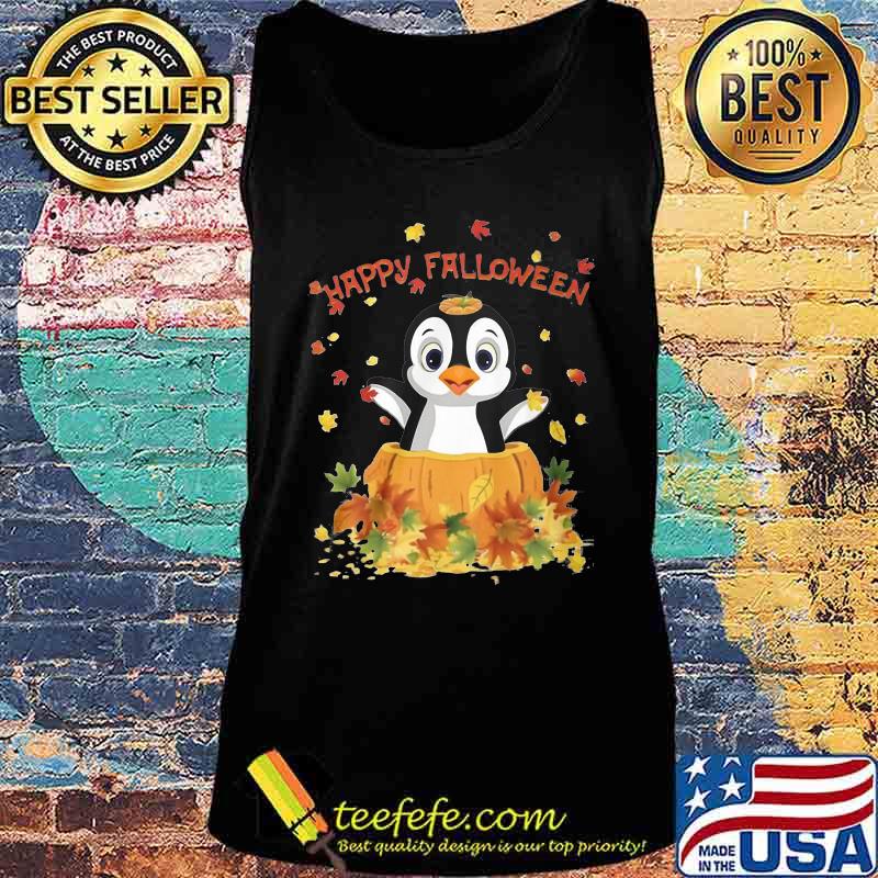 Official Happy Falloween Penguins Shirt Tank top Official Happy Falloween Penguins Shirt Tank top