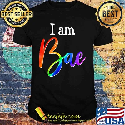 Official lgbt i am bae shirt
